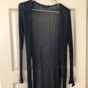 Charcoal grey cardigan